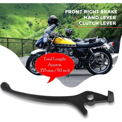 Front Right Brake Hand Lever Clutch Lever for 110-125cc Pit Dirt Bike Black