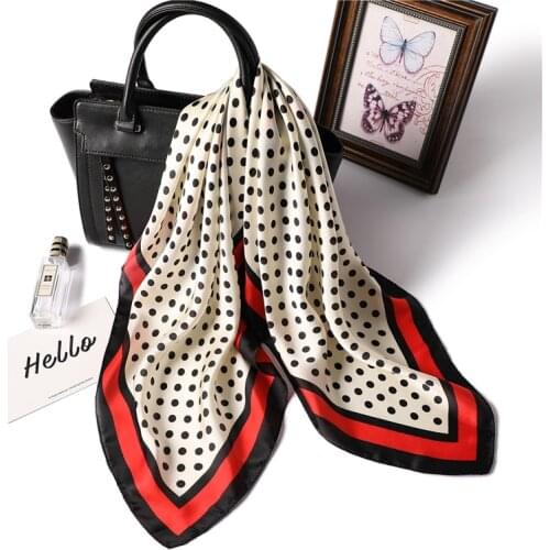 2020 New Silk Square Scarf Lady Hair Band Women Bag Scarves Fashion Shawl and Wraps Female Bandana Headband Neckerchief Hijab