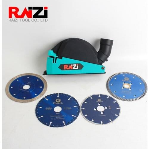 Raizi 115/125 mm Porcelain Tile Universal Granite Marble Stone Diamond Disc Saw Blade 125mm Cutting Dust Shroud Dust Cover