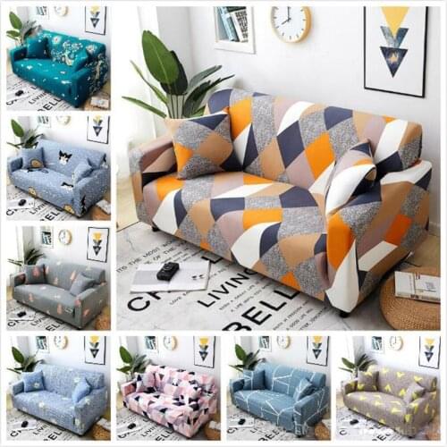 Stretch Sofa Cover Spandex Room Couch Cover 1/2/3/4 Seater Corner Sofa Covers for Living Room L Shaped Chaise Longue Slipcover