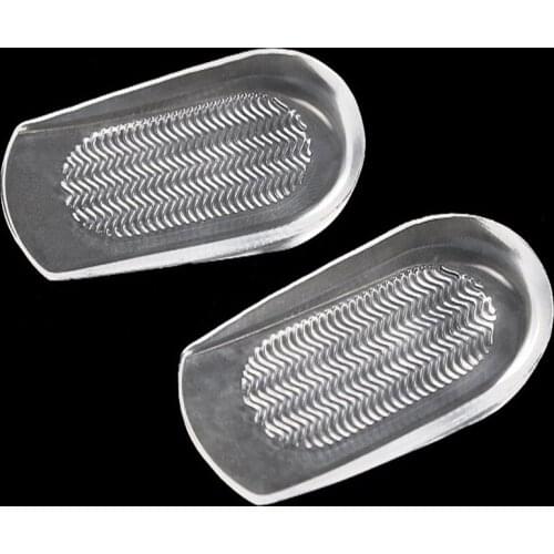 Silicone Gel heel spur pad insoles soles relieve foot pain cushion shock absorption feet care Shoe pad High Heel Inserts