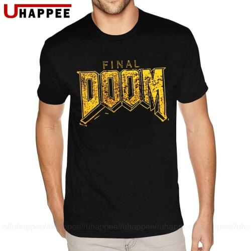 Euro Standard Quality Doom Eternal T Shirts Homme Unique Summer Short Sleeves Mens Water Printed Shirt Cheap Apparel