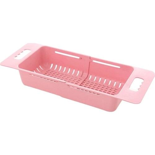 Retractable Adjustment Sink Telescopic Washing Basket Washing Fruit And Vegetable Basket Kitchen Drain Basket Groentenmand