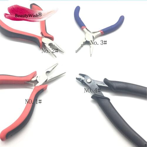 1pcs Hair Plier For Fusion hair ,Micro Rings/Beads Feather Hair Extension Tools Micro Loop Hair Pliers Rebond Remover Plier
