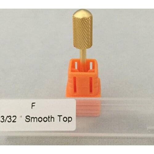 1PCS Fine toothing carbide Large Barrel Smooth Top Bit nail art salon tools electric drill bit
