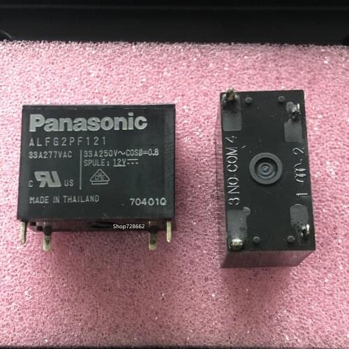 10PCS/LOT 100%Original New Relay ALFG2PF121 12VDC 12v 33A 4PIN Solar power relay