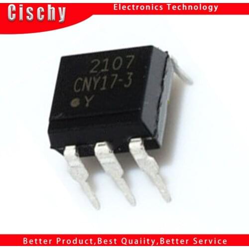 10pcs/lot CNY17 CNY17F-2 CNY17-3 CNY17F-3 CNY17-1 CNY17F DIP-6 In Stock