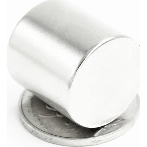2pcs Neodymium N35 Dia 20mm X 20mm Strong Magnets Tiny Disc NdFeB Rare Earth For Crafts Models Fridge Sticking magnet 20x20mm