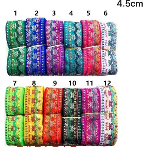 4.5cm ethnic style folk style nation style jacquard webbing,jacquard webbing,garment ribbon,shoes ribbon,bag ribbon,QC0611A