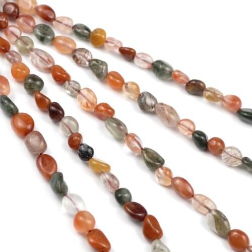 4~8mm Natural Irregular Fortune Crystal Beads Quartz Loose Stone Bead For Jewelry Making DIY Ear Studs Bracelet Accessories 15