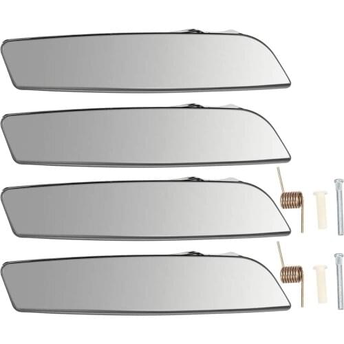 81195 15935954 22855620 4pcs Chrome Inner Door Handles Repair Kit For 07-14 Chevy GMC Cadillac Escalade