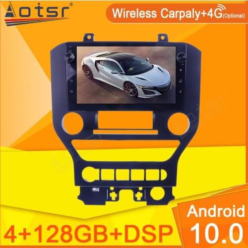 Carplay For Ford Mustang 2015 2016 - 2020 Car Radio Video Multimedia Player Navi Stereo GPS Android No 2Din 2 Din DVD Head Unit