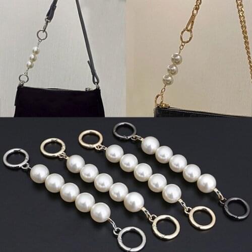 2021 Pearl Bag Strap Chain Multifunctional Pearl Chain Decorative Good-looking Chain Belt Extend The Pearl Chain Bag Accessories