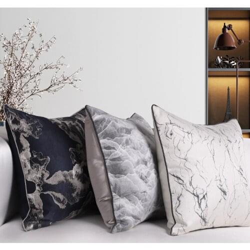 Ink Style Home Decorative Cushion Cover Pillow Case Throw Pillow Case Soft Luxury Home Decor Living Room Sofa Seat Cushion Cover