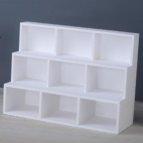 Wood Display Cabinet Collectible Display Shelves Case for Displaying Your Valuable and Collection Mini Shelf for Decoration