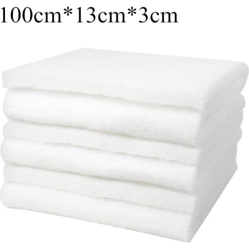 Fish tank filter cotton high density purification quality sponge filter material repeated use White Fiber Bio Foam Filter mat