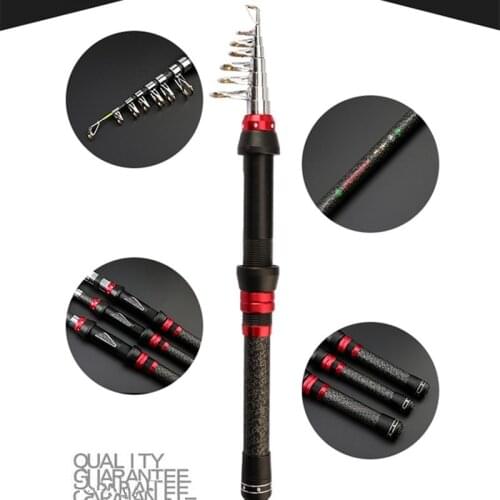 Carbon Spinning Fishing Rod Power Contraction 35CM Telescopic Rock Easy Carry Fishing Carp Feeder Rod Surf Spinning Rod Pesca