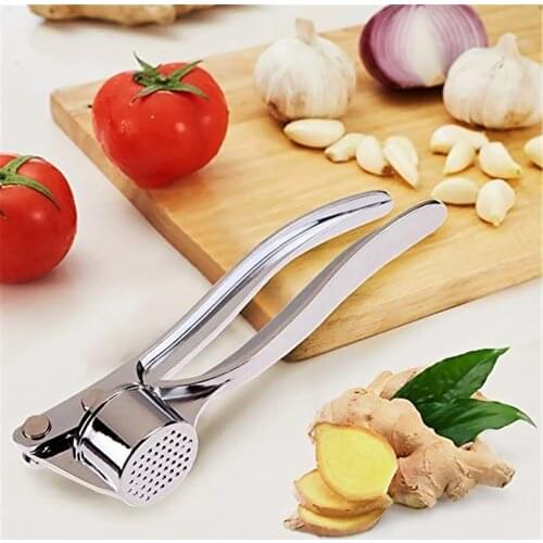Stainless Steel Masher Multifunction Garlic Press Crusher Kitchen Cooking Ginger Squeezer Masher Handheld Ginger Mincer Tools