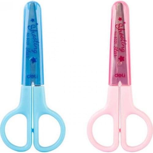 1pc Creative Portable Simplicity Modeling Children Paper-cutting Safety Scissors Mini Scissors