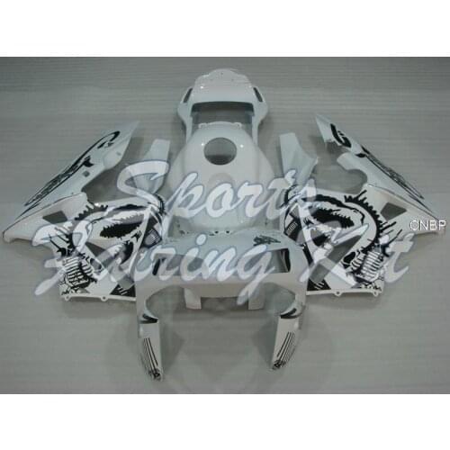 Fairings for CBR 600 RR 2005 - 2006 White Black Abs Fairing CBR 600 RR 05 Fairings CBR 600RR 05