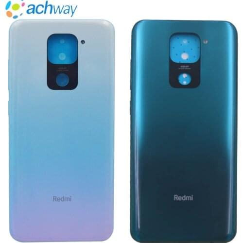 Original For Xiaomi Redmi Note 9 Battery Cover Back Glass Panel Rear Housing case For Redmi Note 10x 4G Back Battery Cover Door