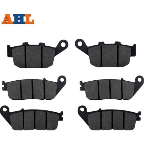 AHL Motorcycle Front and Rear Brake Pads For HONDA CBR250 RR MC22 1990 1991 1992 1993 1994 CB400 SF 1992-1995 CBR400RR