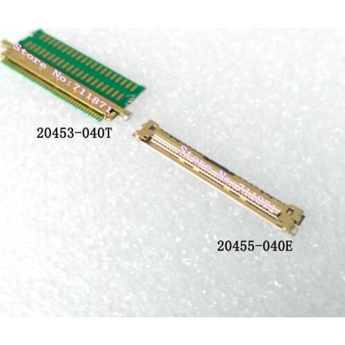 0.5 Pitch 40Pin I-PEX 20455-040E 20453-040T Adapter Connector 40P EDP Connector Adapter 40P screen cable Welded Socket connector