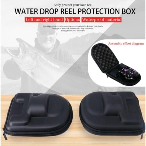 Fishing Reel lure wheel EVA material Fishing Reel Bag Protective Case Cover Baitcasting Drum Reel Bag Fish Wheel Protector Pouch