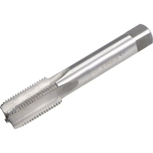 Uxcell Metric Machine Tap Left M16 Thread 1.5 Pitch H2 4 Flutes High Speed Steel