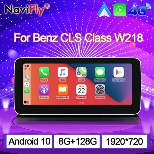 NaviFly 8GB RAM 128GB ROM 8 Core Android Car Multimedia Player Navigation For Mercedes Benz CLS Class W218 CLS300 CLS350 CLS500