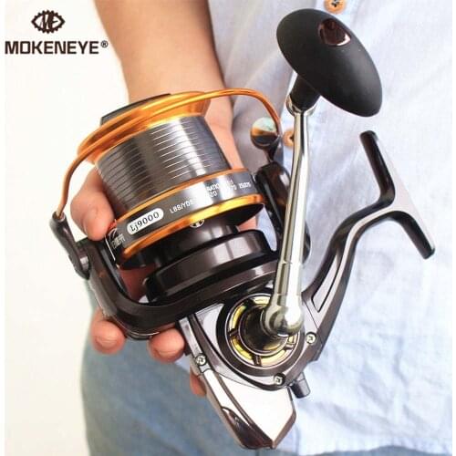 Big Strong 15-28KG Max Drag Metal 12+1BB Fishing Reel Spinning Reel Carp Carretilha De Pesca Molinete Olta Makaralar Bass Pike