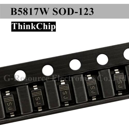 100pcs) B5817W SOD-123 1206 SMD Schottky Diode B5817 (Marking SJ) Exclusive use of uav