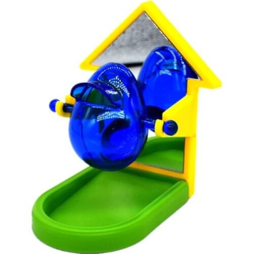 Pet Bird Food Feeder Parrot Feeding Eating Foraging Ball Feeding Chew Funny Toy GXMA