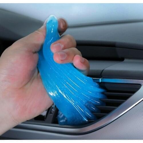 Car Cleaning Soft Glue Multifunctional Car Super Clean Mud Air Conditioner Vent Magic Sticky Clean Glue Slime Dust Dirt Cleaner
