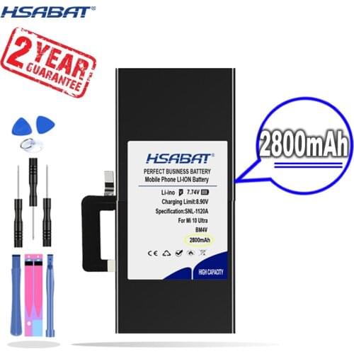 New Arrival [ HSABAT ] 2800mAh BM4V Replacement Battery for Xiaomi Mi 10 Ultra