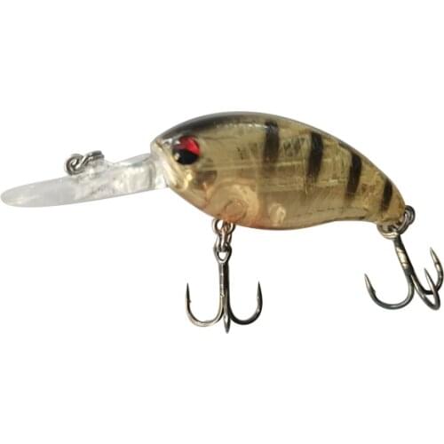 Lutac High Quality Artificial Crank Bait60mm 5.5g ABS Plastic 3D Eyes Floating Lures Treble Hooks Pesca