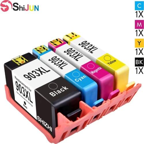 SHIJUN HP 903XL 903 Ink Cartridges High Yield Compatible with HP OfficeJet Pro 6950 6960 6970 All in One Inkjet Printers