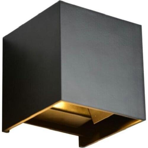 6PCS 8W COB Modern Brief Cube Adjustable Surface Mounted LED Wall Lamp Outdoor Waterproof Wall Light Garden Light Sconce