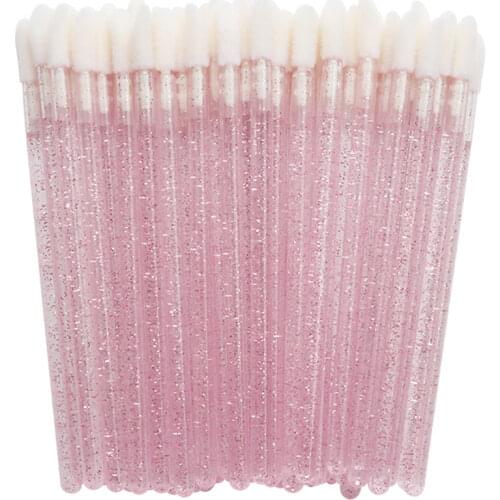 50-100pcs Disposable Women Crystal Lips Brush Accessories Applicator Makeup Brushes Makeup Tool Cosmetics
