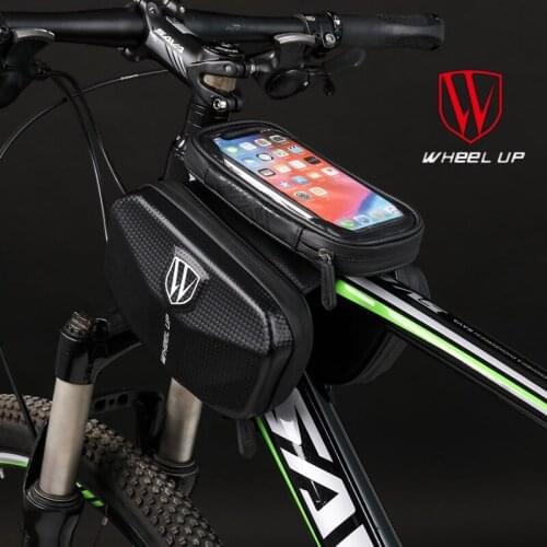 Cycling Pouch Panniers Cycling TPU Touch Screen 6.0 inche Phone Bag Waterproof Reflective Front Zipper