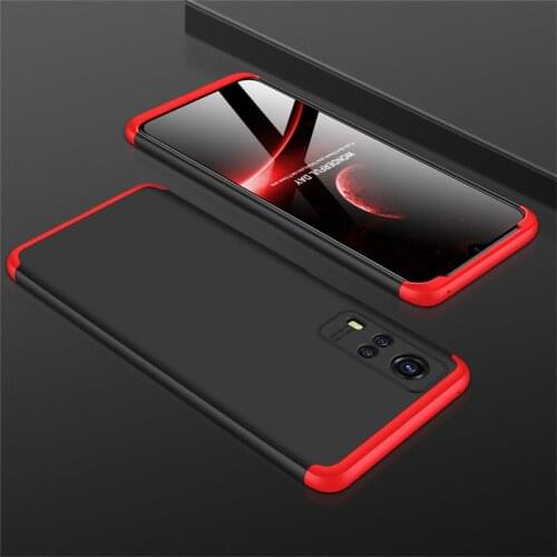 3 IN 1 Case For VIVO Y31 V2036 360 Full Protection Case Shockprrof Matte Hard Phone Cover For VIVO Y31 2021 V2036 Coque Funda