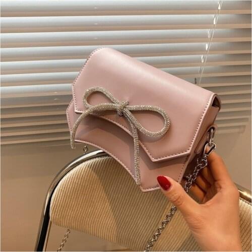 Mini Bag Female2021new Trendy Fashion High-quality Rhinestone Chain Bag High-end Ladies Western Style One-shoulder Messenger Bag