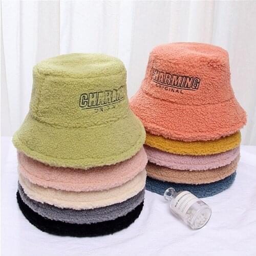 Womens Winter Fisherman Hat High Quality Wool Adjustable Plus Velvet Fashion Design Warm New Simple Style