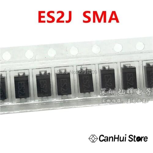 100pcs Rectifier Diode 2A 600V SMA ES2J