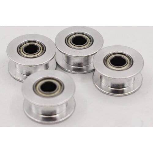 2GT 20 Teeth Synchronous Wheel Idler Pulley 3/4/5mm Bore 7mm/11mm Width with Bearing for GT2 Timing Belt