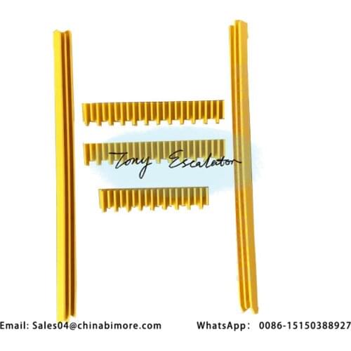 5pcs=usd15GO455G1/GO455GG2/GO455G3/GO455G4/GO455G5 escalator yellow yellow clean demarcation line for otis step escalator parts