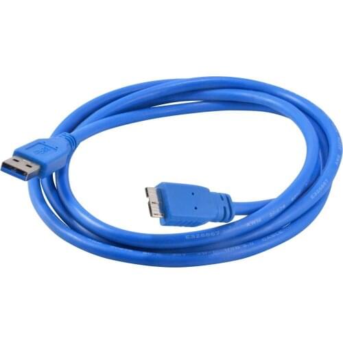 5X USB 3.0 A Male to Micro B Cable for External HDD / Tablet / Smartphone, Blue