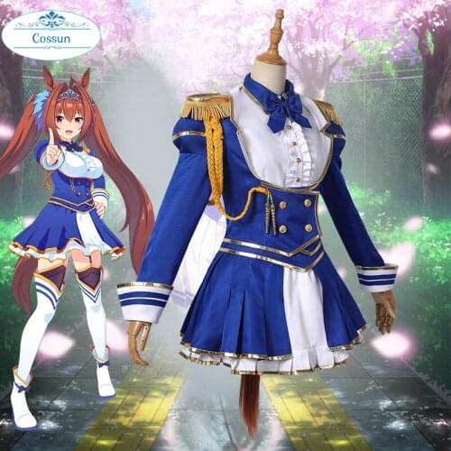 Anime Game Umamusume:Pretty Derby Daiwa Scarlet Uniform Dress Cosplay Costume Halloween Party Outfit For Women XS-XXL 2021 NEW