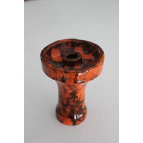 Avo-Catto Ceramic Orange Black Hookah Lülesi