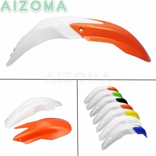 ABS Motocross Enduro MX Supermoto Universal Front Fender Mudguards Protection For SXF XCW XCF EXC-F EXC 85 250 450 501 SMR